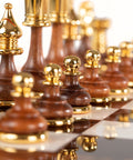 Beautiful Valuable Chess Set with Chess Board from Walnut Wood - Hobby.lt 🇬🇧