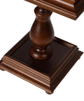 Beautiful Wooden Chess Table with Leather - Like Top - Hobby.lt 🇬🇧