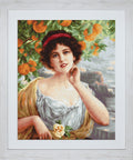 Beauty under the orange tree SG546 - Cross Stitch Kit by Luca - s - Hobby.lt 🇬🇧