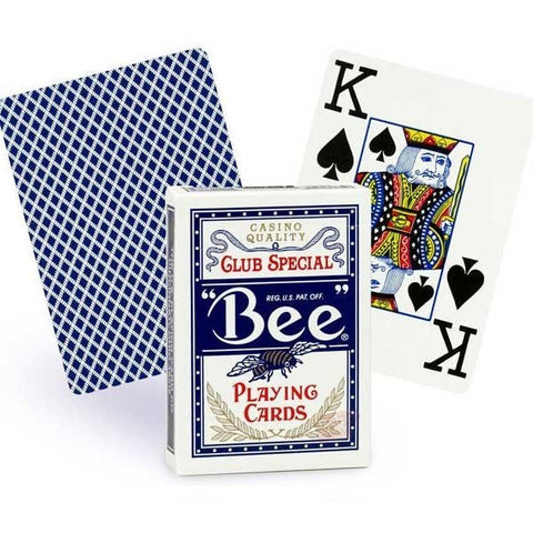 Bee Jumbo poker cards (Blue) - Hobby.lt 🇬🇧