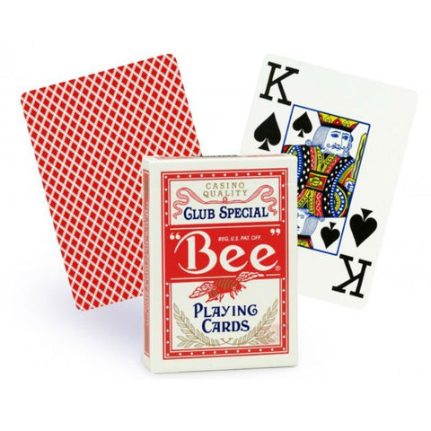 Bee Jumbo poker cards (Red) - Hobby.lt 🇬🇧