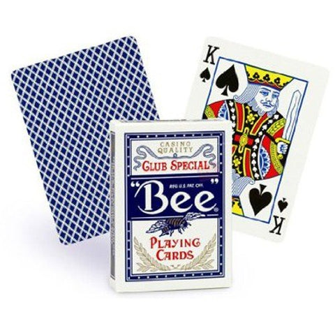 Bee Standard poker cards (Blue) - Hobby.lt 🇬🇧