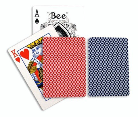 Bee Standard poker cards (Blue) - Hobby.lt 🇬🇧