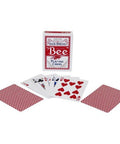 Bee Standard poker cards (Red) - Hobby.lt 🇬🇧