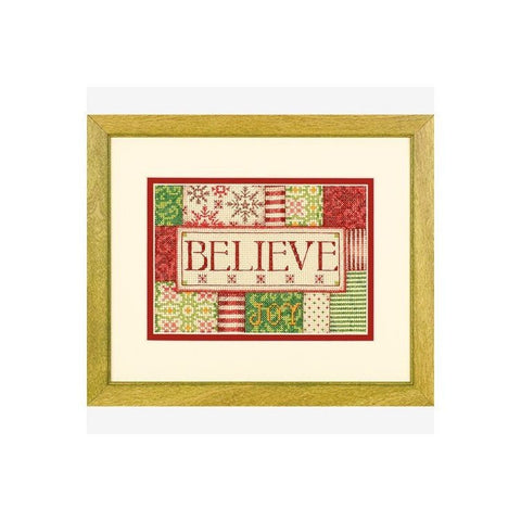 Believe in Counted (18 x 13 cm) - Cross Stitch Kit by DIMENSIONS - Hobby.lt 🇬🇧