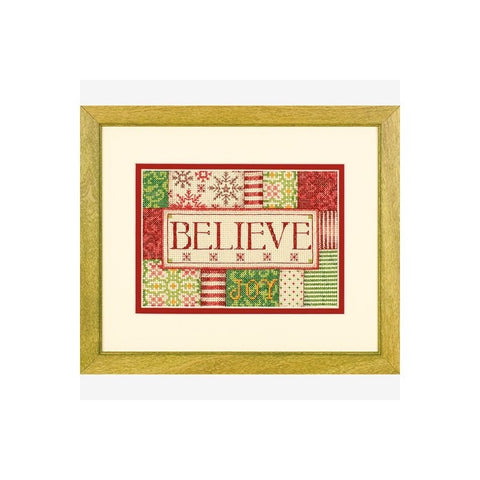 Believe in Counted (18 x 13 cm) - Cross Stitch Kit by DIMENSIONS