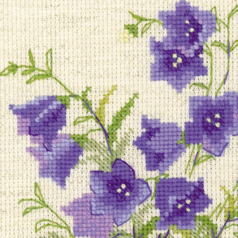 Bellflower - Cross Stitch Kit from RIOLIS Ref. no.:1557 - Hobby.lt 🇬🇧