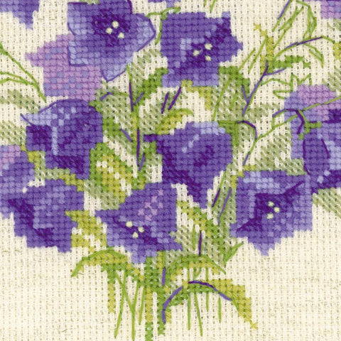 Bellflower - Cross Stitch Kit from RIOLIS Ref. no.:1557 - Hobby.lt 🇬🇧