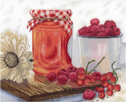 Berry Jam SNV - 598 cross stitch kit by MP Studio - Hobby.lt 🇬🇧