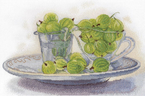 Berry Still Life SNV - 622 cross stitch kit by MP Studio - Hobby.lt 🇬🇧