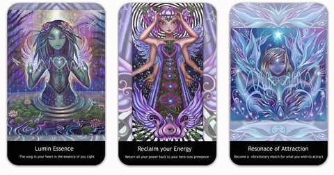 Beyond Lemuria Oracle Cards Blue Angel