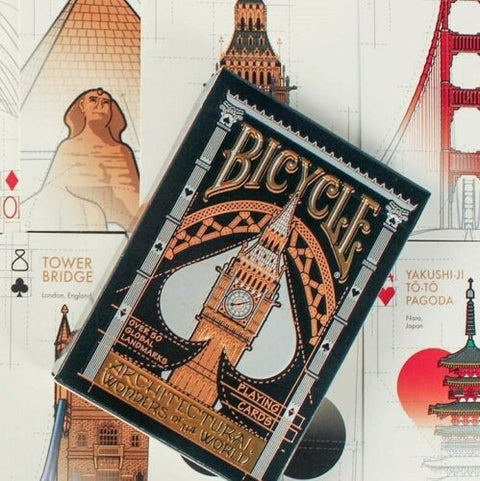 Bicycle Architectural Wonders of the World cards