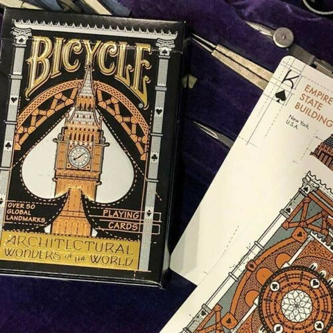 Bicycle Architectural Wonders of the World cards