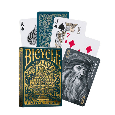 Bicycle Aureo green Playing Cards