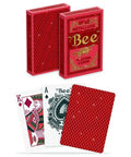 Bicycle Bee Metalluxe Red No92 playing cards - Hobby.lt 🇬🇧