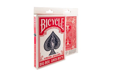 Bicycle Big Box cards red - Hobby.lt 🇬🇧