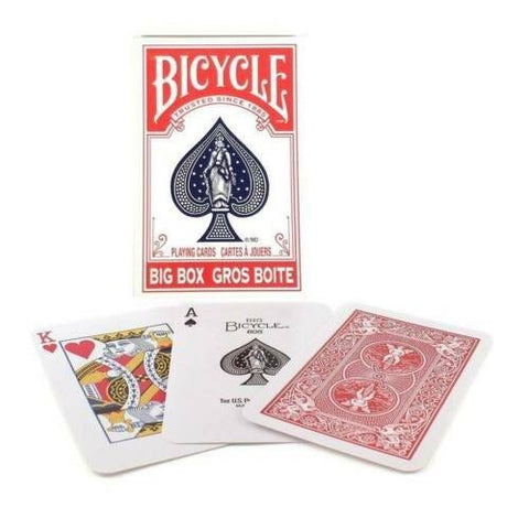 Bicycle Big Box cards red - Hobby.lt 🇬🇧