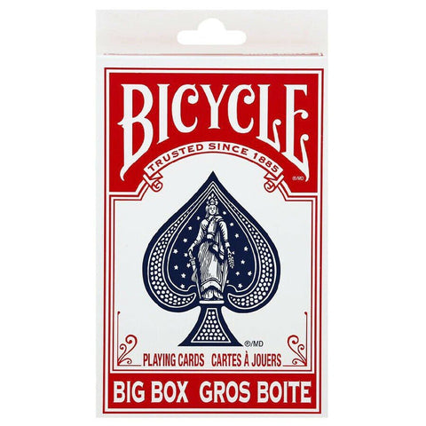 Bicycle Big Box cards red - Hobby.lt 🇬🇧