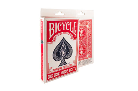 Bicycle Big Box cards red