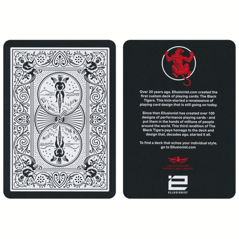 Bicycle Black Tiger revival edition playing cards - Hobby.lt 🇬🇧