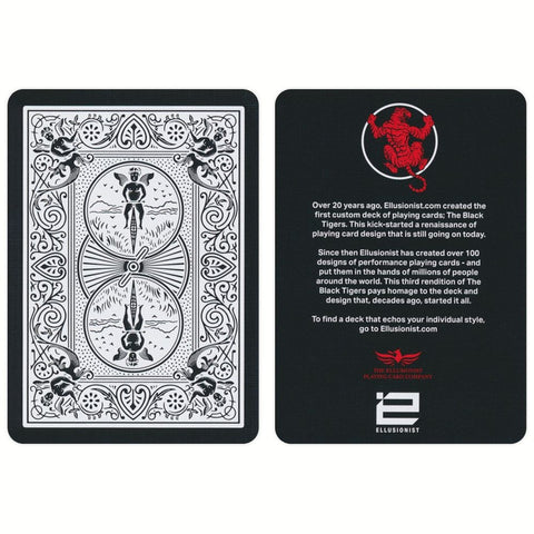 Bicycle Black Tiger revival edition playing cards