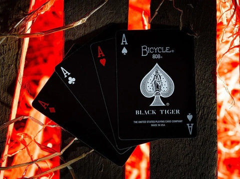 Bicycle Black Tiger revival edition playing cards