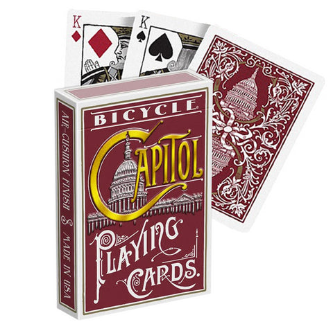 Bicycle Capitol playing cards (Red)