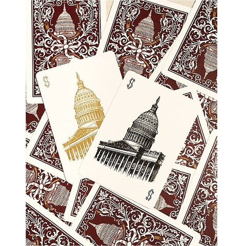 Bicycle Capitol playing cards (Red)