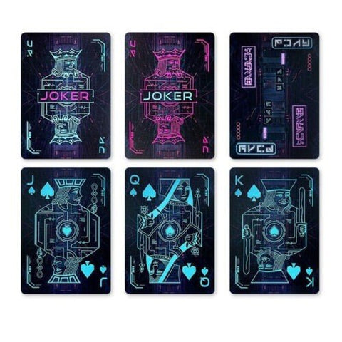 Bicycle Cyberpunk Cybercity cards - Hobby.lt 🇬🇧