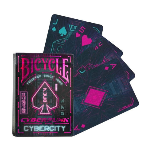 Bicycle Cyberpunk Cybercity cards - Hobby.lt 🇬🇧