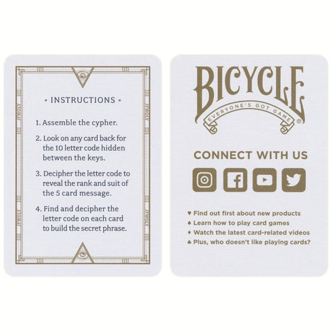 Bicycle Cypher Playing Cards