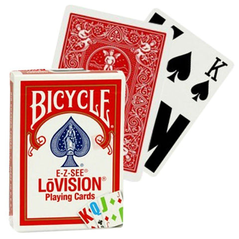 Bicycle E - Z - SEE LoVision cards (Red) - Hobby.lt 🇬🇧