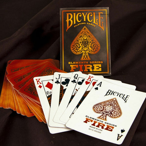 Bicycle Fire playing cards