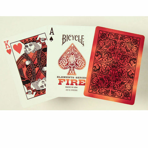 Bicycle Fire playing cards