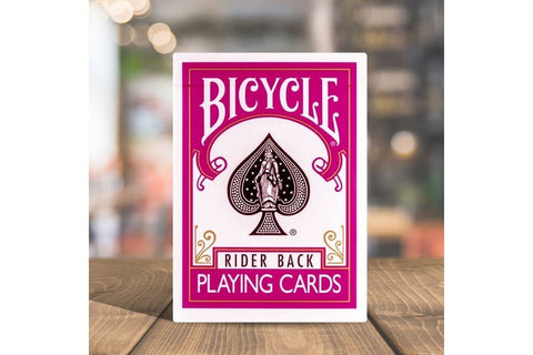 Bicycle Fuchsia Rider Back cards - Hobby.lt 🇬🇧