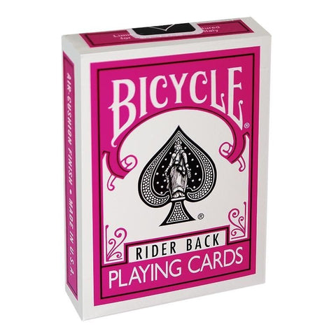 Bicycle Fuchsia Rider Back cards - Hobby.lt 🇬🇧