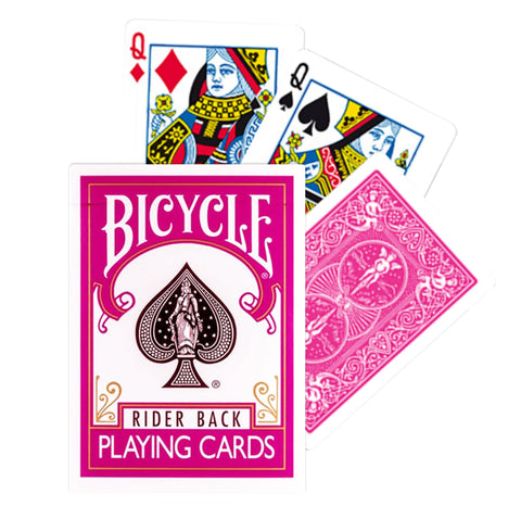 Bicycle Fuchsia Rider Back cards - Hobby.lt 🇬🇧