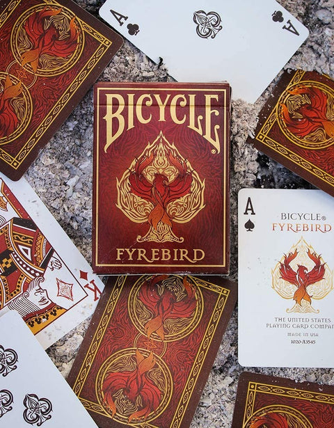 Bicycle Fyrebird cards