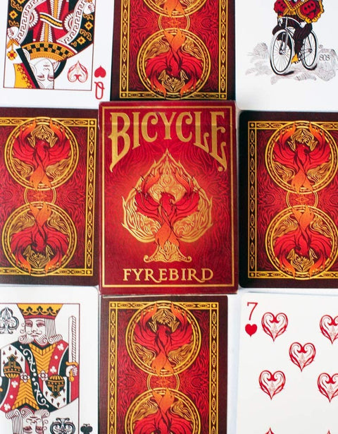 Bicycle Fyrebird cards