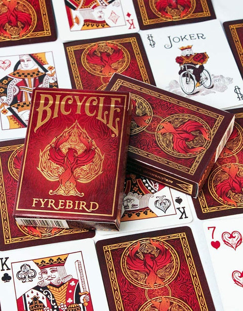 Bicycle Fyrebird cards