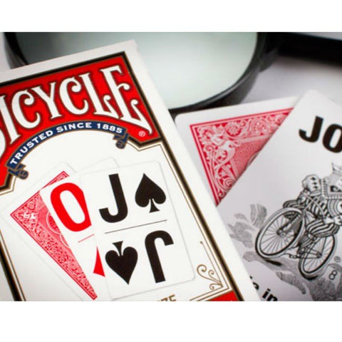 Bicycle Large Print cards (Red) - Hobby.lt 🇬🇧