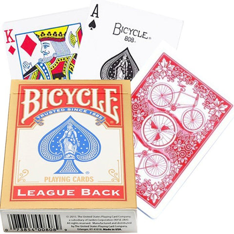 Bicycle League playing cards (Red) - Hobby.lt 🇬🇧