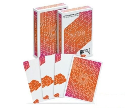 Bicycle Neon Orange cardistry cards - Hobby.lt 🇬🇧