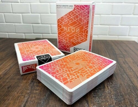 Bicycle Neon Orange cardistry cards - Hobby.lt 🇬🇧