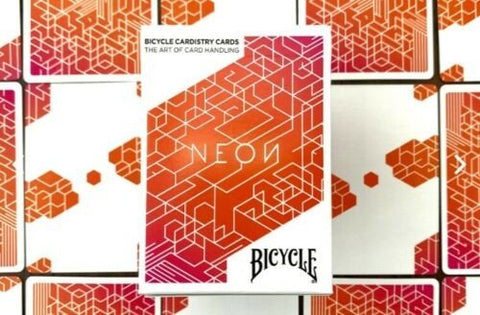 Bicycle Neon Orange cardistry cards - Hobby.lt 🇬🇧