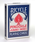 Bicycle Pinochle Jumbo cards (Blue) - Hobby.lt 🇬🇧