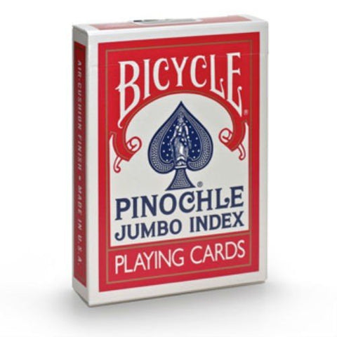 Bicycle Pinochle Jumbo cards (Red) - Hobby.lt 🇬🇧