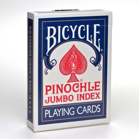 Bicycle Pinochle Jumbo cards (Blue)