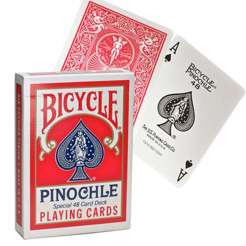 Bicycle Pinochle Standard cards (Red) - Hobby.lt 🇬🇧