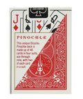 Bicycle Pinochle Standard cards (Red) - Hobby.lt 🇬🇧